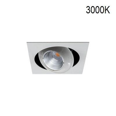 Single multi-directional downlight MINIKYCLOS-IN 1X18/24W LED 3000K 