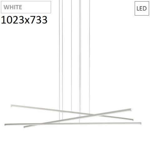 ПЕНДЕЛ 1023x733mm 34W LED 3K бял