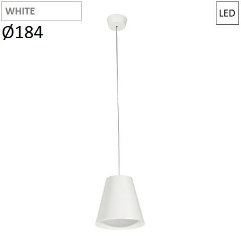 Пендел Ø184mm LED 7W 3000K бял