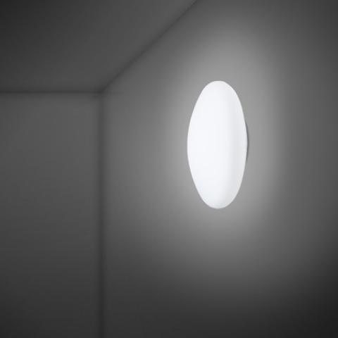 Wall/ceiling lamp Ø30cm E27 White