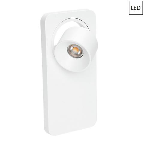 Wall/ceiling light 5W LED 3000K White ON/OFF Switch 