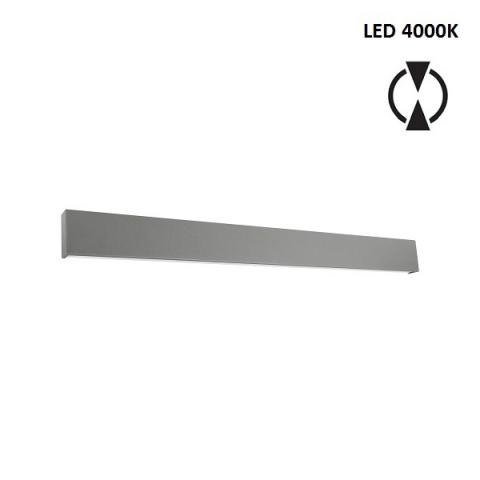 Аплик L - LED 28W 4000K - бетоново сив