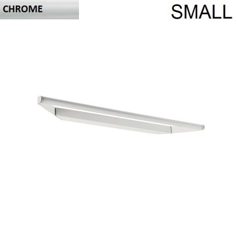 Directional wall/ceiling light 43cm LED 8W IP40 chrome