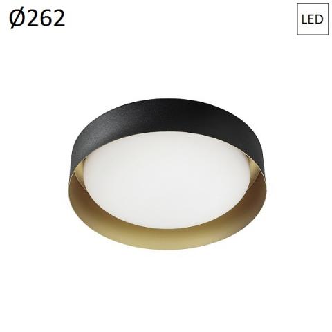Ceiling Lamp Ø262mm LED 12W 3000K Black/Gold