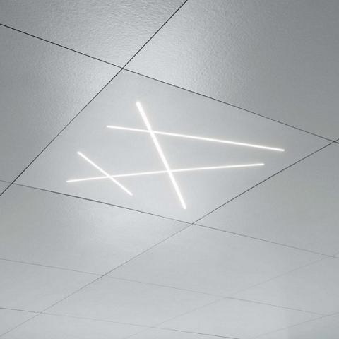 Плафон 600mm LED за вграждане в окачен таван