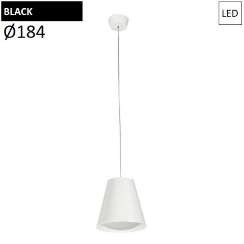 Пендел Ø184mm LED 7W 3000K черен