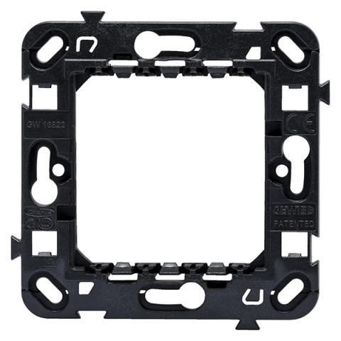  2 gang frame support International - for fixing screws (not included)