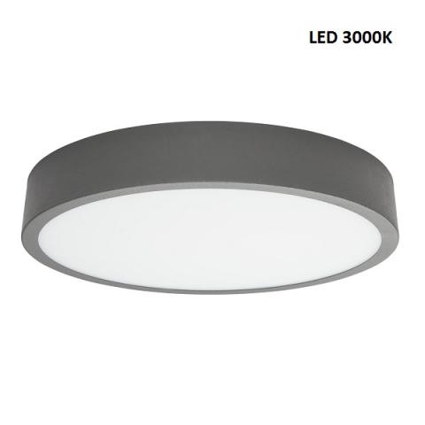Ceiling light XL - LED 48W 3000K - beton grey