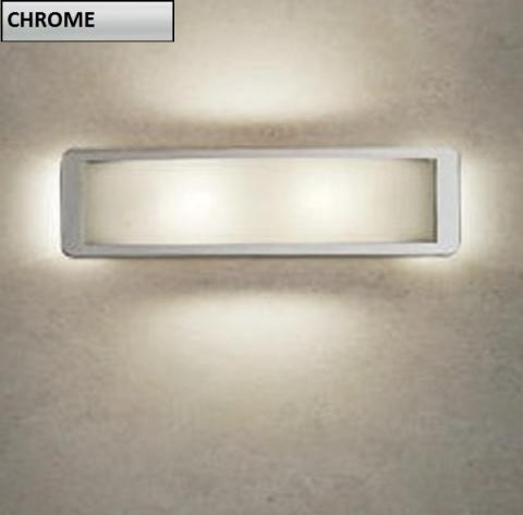 Wall light 43cm 2xE14 max 46W chrome