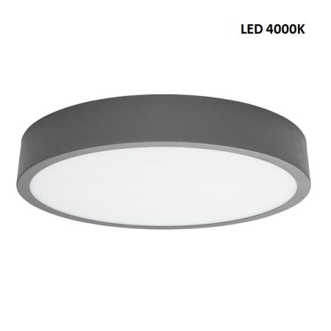 Ceiling light XL - LED 48W 4000K - beton grey