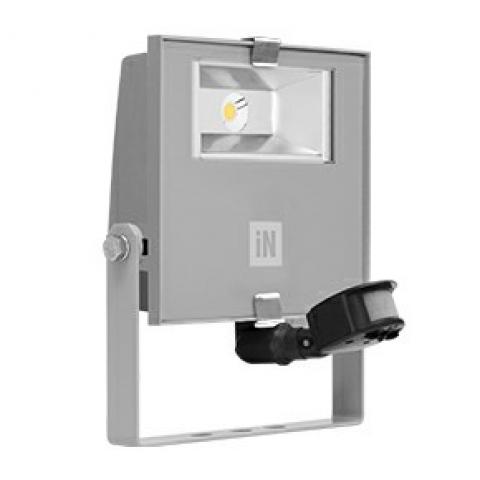 Floodlight GUELL ZERO DETEK S/M LED 28W grey, motion detector