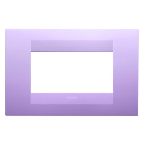 GEO plate 4 gang - Amethyst purple