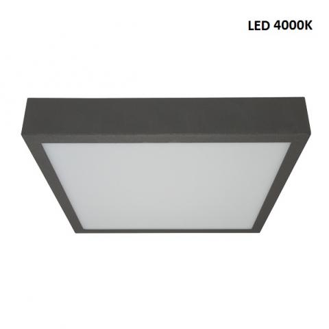 Ceiling light L - LED 25W 4000K - beton grey