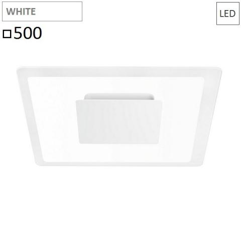 Аплик/Плафон 500x500 LED 40W  бял