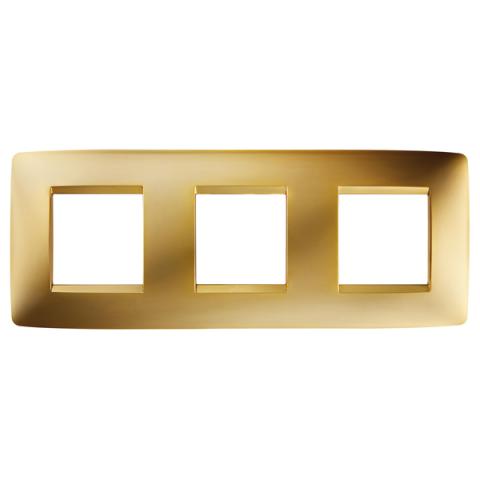 Рамка ONE International 2+2+2 хоризонтална - Gold
