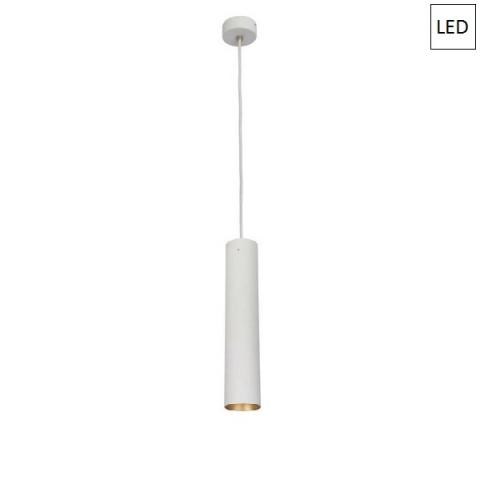 Пендел Ø60 L250 LED 7.3W 4000K бяло/злато