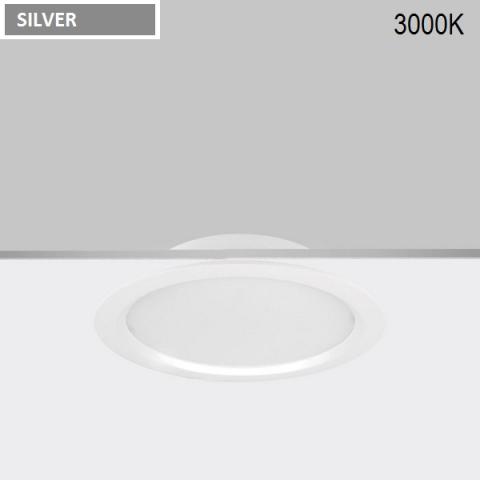 Downlight Ra 16 LED 18W 3000K silver