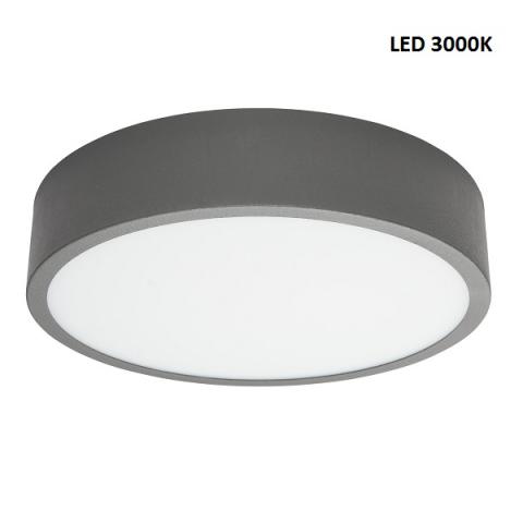 Ceiling light L - LED 25W 3000K - beton grey
