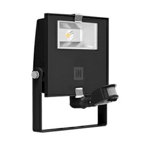 Floodlight GUELL ZERO DETEK S/M LED 15W black, motion detector