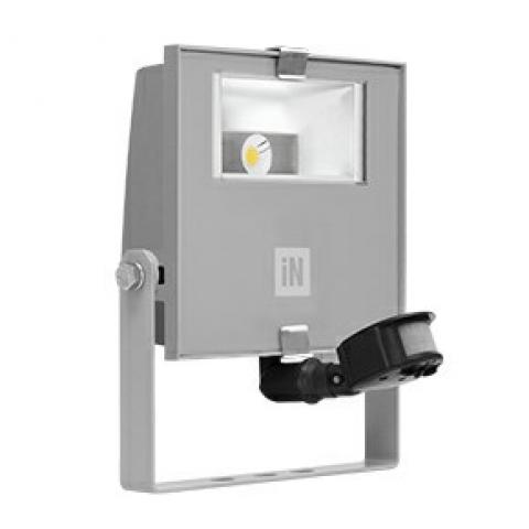 Floodlight GUELL ZERO DETEK A/W LED 15W grey, motion detector