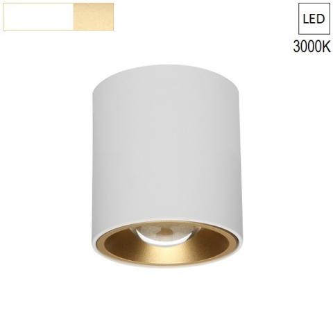 Ceiling Lamp/Spot  Ø80 H120 LED 7.5W white/Gold