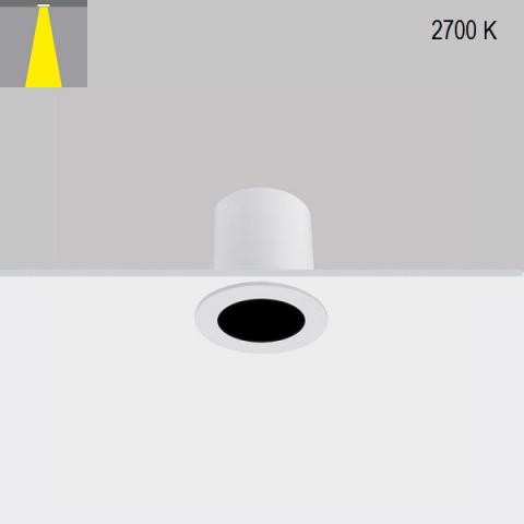 Fixed downlight Perfetto-in 40 LED 2W/3W 2700K 14° IP43  