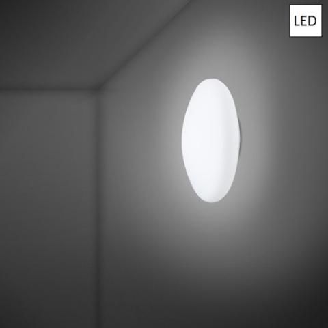 Аплик/Плафон Ø30cm LED бял 