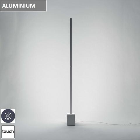 Floor Lamp LED TOUCH-DIM Polished Aluminium