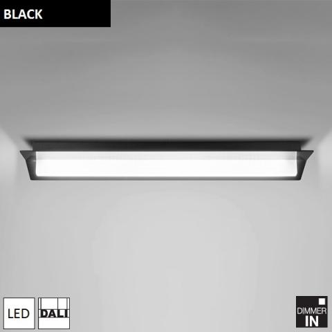 Ceiling Light 1300mm LED DALI black