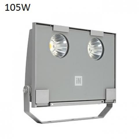 Floodlight GUELL 2 C/I LED 105W grey