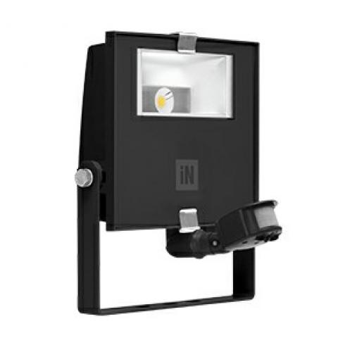 Floodlight GUELL ZERO DETEK A/W LED 28W black, motion detector