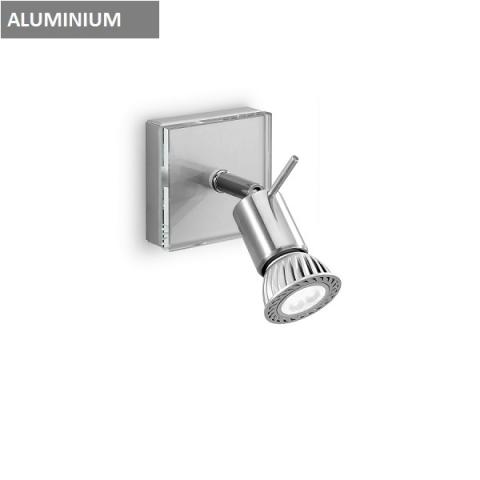Wall lamp - spotlight 1xGU10 aluminium