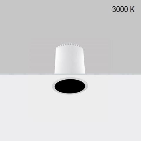 Fixed downlight Perfetto-in 70 LED 6W/9W/12W 3000K 38° IP43  