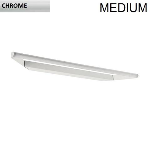 Directional wall/ceiling light 63cm LED 11W IP40 chrome