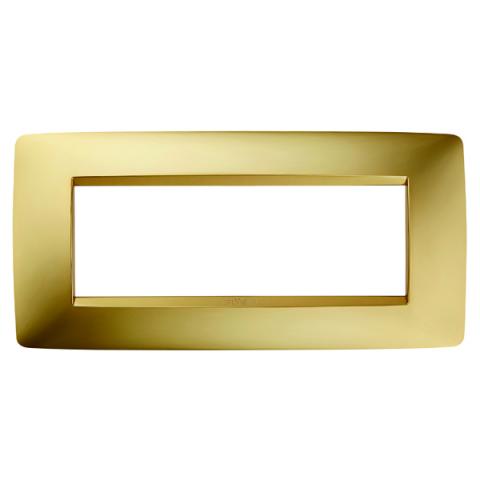 ONE 6-gang plate Gold