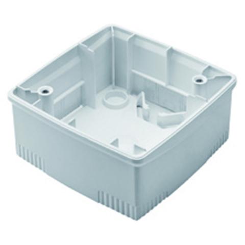 Wall-mounting box white 2 gang for plates ONE International