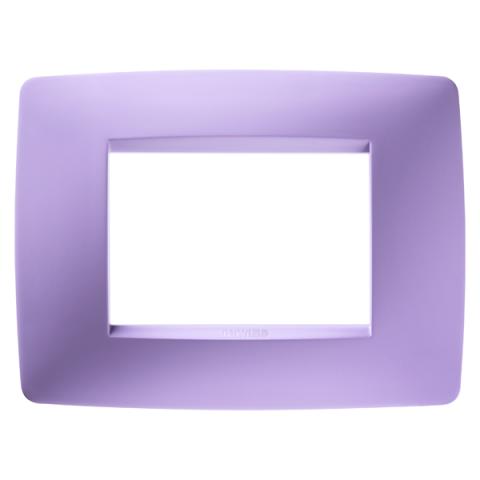 ONE 3-gang plate Amethyst Purple