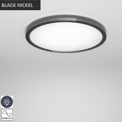Плафон Ø668mm LED черен никел