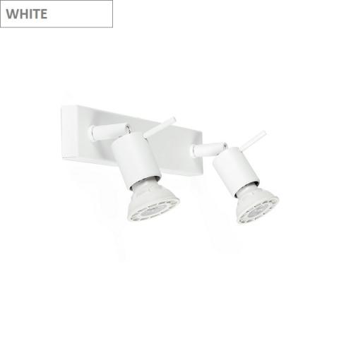 Wall lamp - spotlight 2xGU10 white