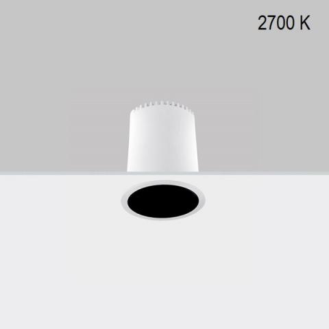 Fixed downlight Perfetto-in 70 LED 6W/9W/12W 2700K 38° IP43  